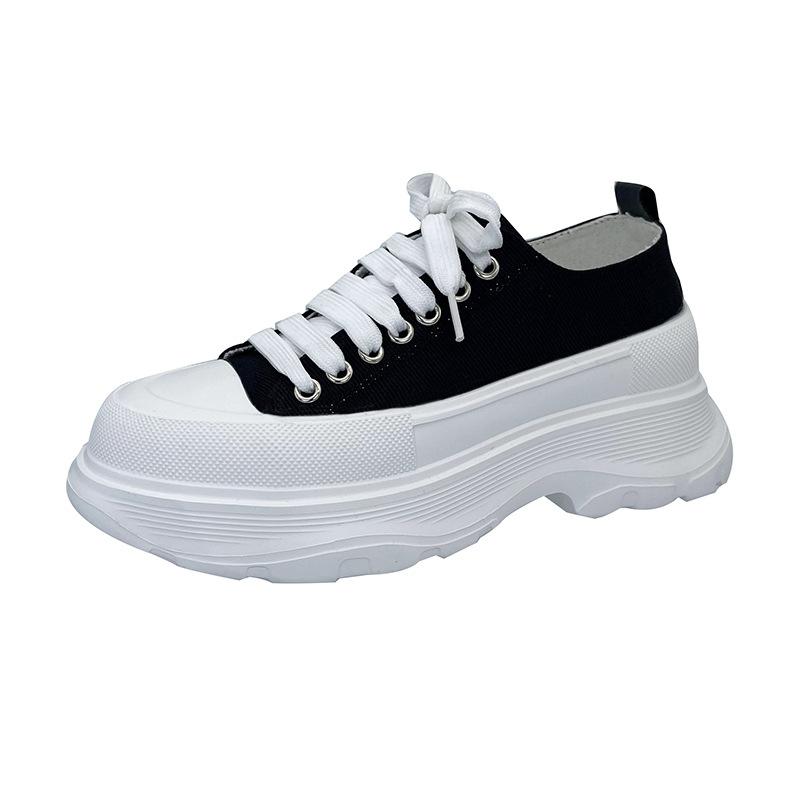 Fashion Youth Board Shoes Women Fashion All-match Student Casual Women Shoes New Spring Thick-soled Increase Comfortable Trend