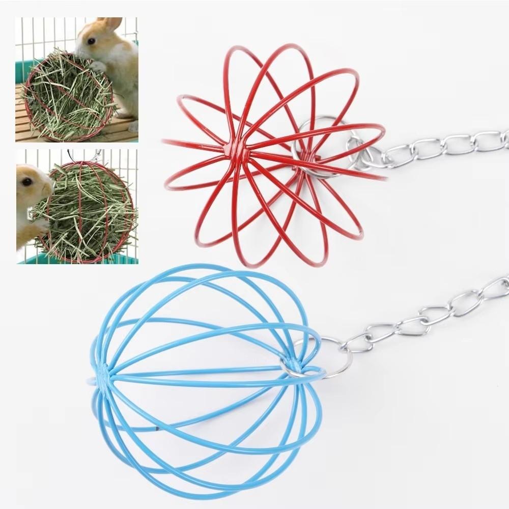 Round Rabbit Grass Feeder Wear-resistant Hanging Grass Ball Suspending Feeder Pet Feeding
