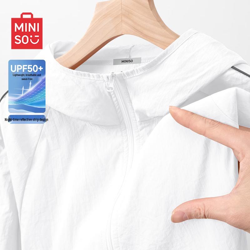 MINISO Men's American Style Hooded UV Protection Jacket