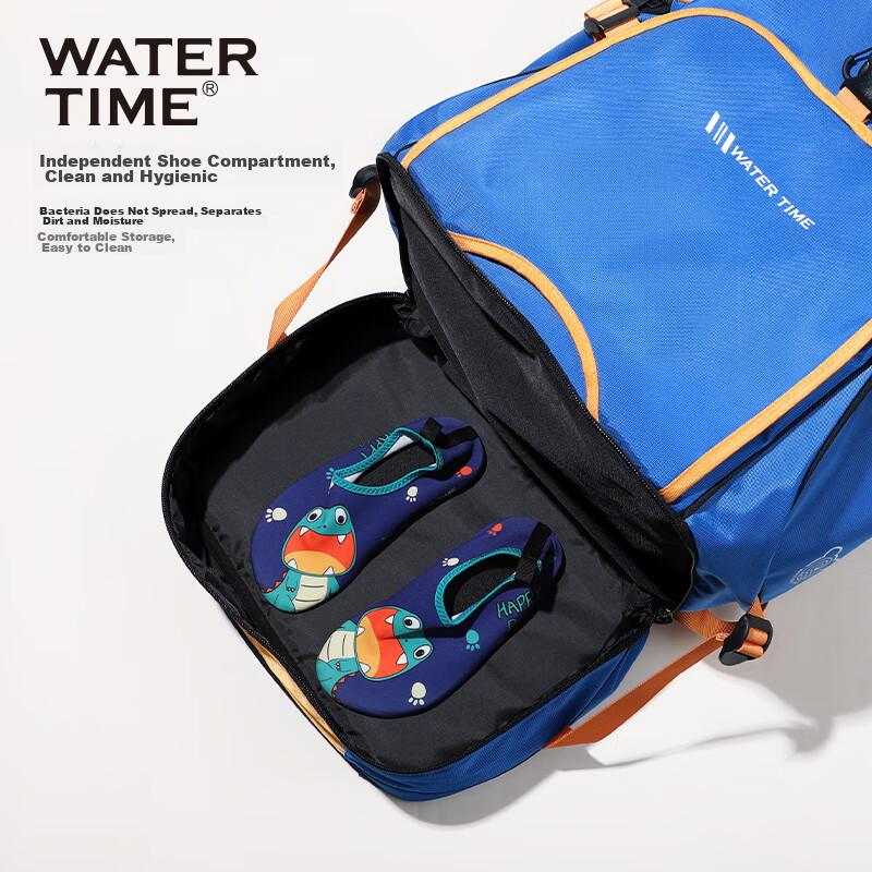 WATERTIME Swim Bag with Dry And Wet Separation, Storage Backpack, Pink