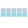  Pcs Small Plastic Box Transparent Blue Multifunctional Dust Prevention Clear Container for Handicr