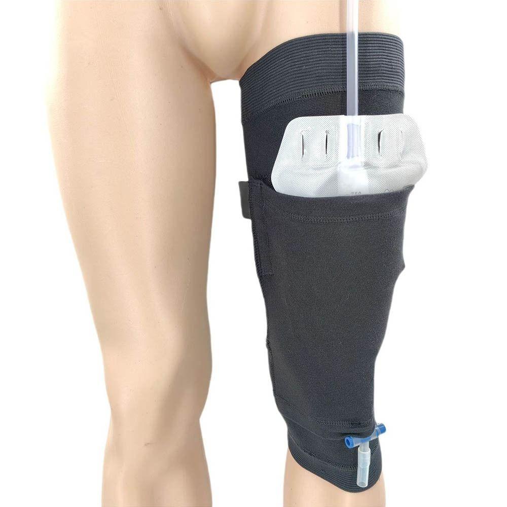 Leak-proof Carer Drainage Bag Reusable Catheter Bag Leg Sleeve Urine Bag Holder  Paralysis Bed Care