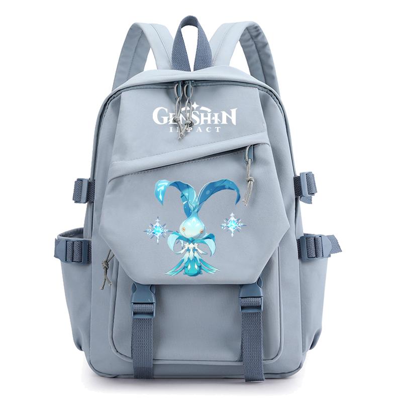 Anime Game Travel Backpack Printed Canvas Backpack for Boy Girl School Bag Students Women Large Capacity Bookbag Usb Charging Kids Gifts