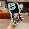 Ae76 Dog Color Doodle Design Art Protective Phone Cases for Samsung S24 Plus S23 Ultra A14 A55 A06 Honor X9b Motorola OnePlus Big Wave TPU Back Cover