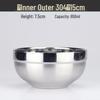 Large Double-Layer Insulated Stainless Steel Bowl with Lid - Anti-Scald, Anti-Drop, for Children and Adults, Ideal for Rice and Soup.