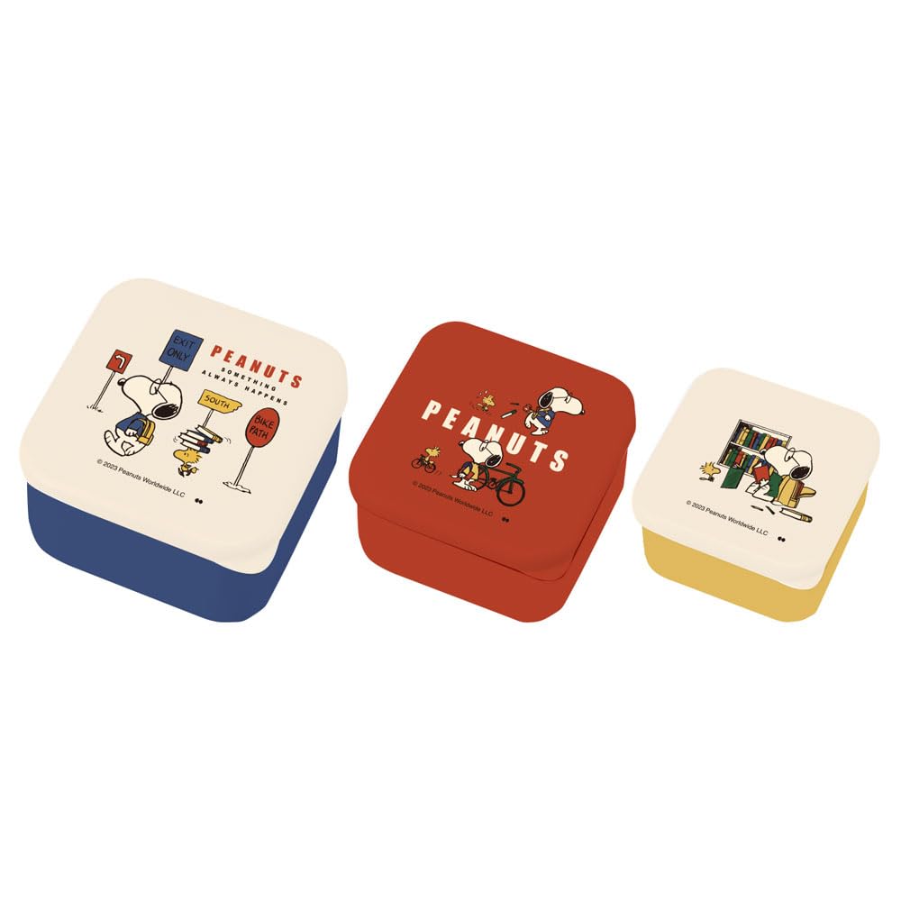 

Ken Onishi Manufacturing PEANUTS Seal Lunch Box Set White College 3P SLJ-1501