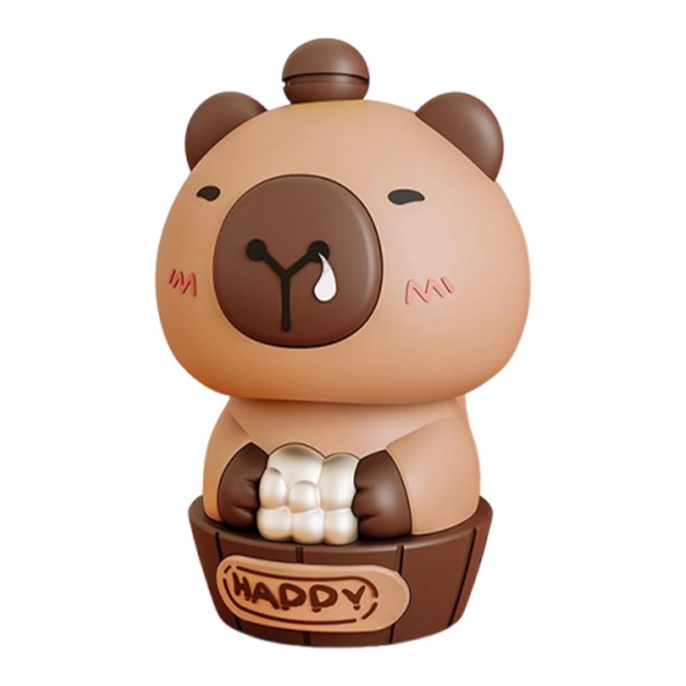 Car Dashboard Ornaments Capybara Solar Dancing Figures Vehicle Interior Accessories For Tabletop Console Daily Driving Truck