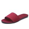 2025 New Home Slippers Flat Casual Satin Simulation Silk Slippers Indoor Non-slip Peep Toe Slides Wedding  Flip Flops
