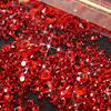 2000Pcs/Lot Acrylic Faux Round Pointed Diamond, Red Crystals Bare Stone For Event Decoration And Jewelry Arts & Crafts