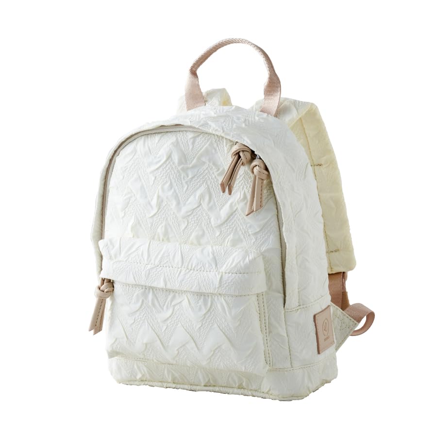 

5th Anniversary Baby Backpack motif [EMOKA] (no embroidery) (Chevron, Ivory) слонова кістка