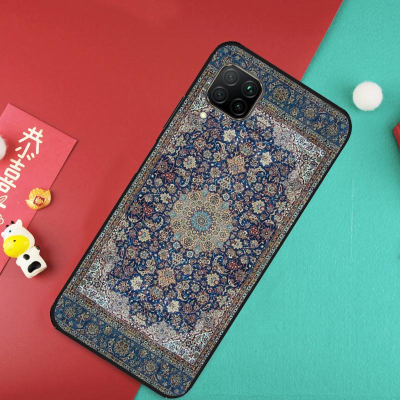 Persian carpet Floral pattern Case For Huawei Nova 11 Pro 3i 7i 8i 11i Y60 Y70 Y90 Y61 Y91 9 10 SE P20 P40 P30 Lite Cover