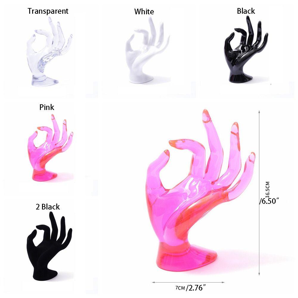 Modell Kunst Schmuckständer Kunststoff OK Hand Modell Requisiten Ring Display Ornamente Schmuckauslage
