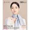 JIUMU Women's Mulberry Silk Square Scarf