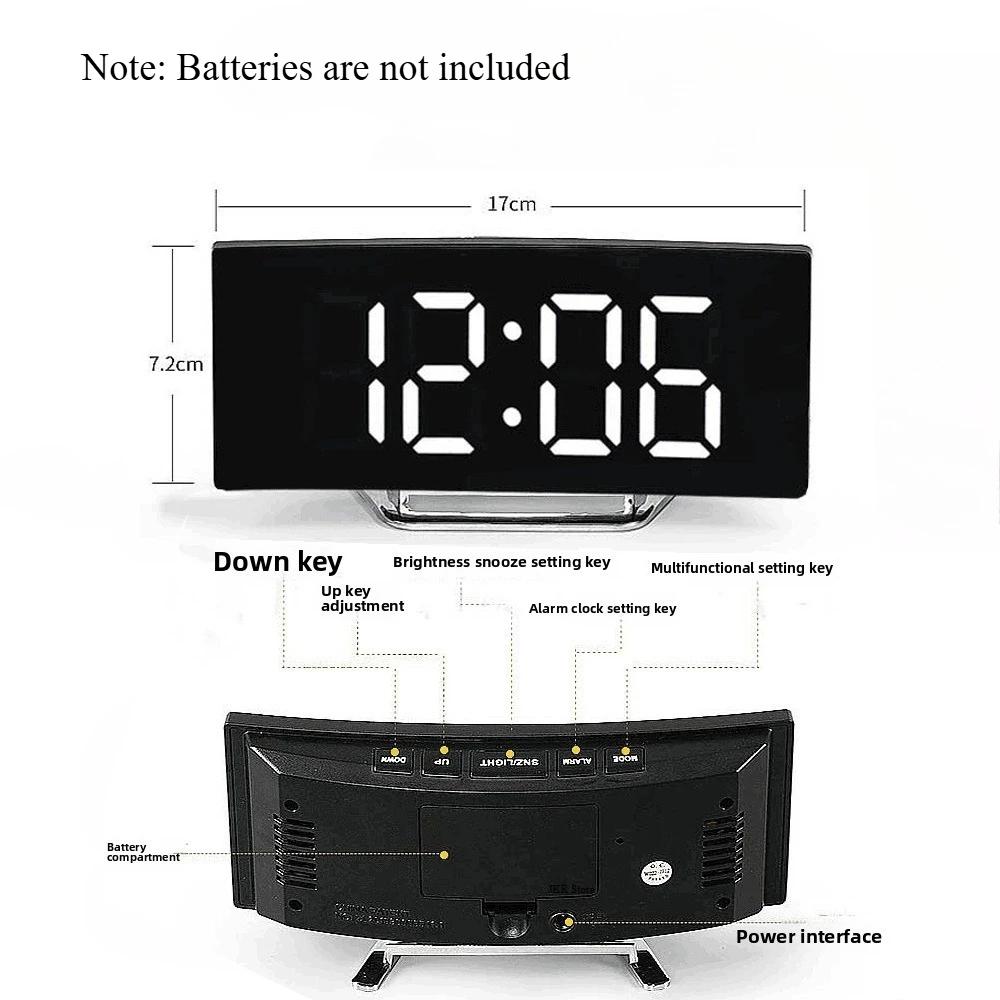 Digital Alarm Clock Bedside Table Smart Life Electronic Electronics Desk Decorations Led Child Bedroom Light Dawn Desktop Clocks