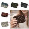 New Material Storage Bag Retro Style Zipper Closure Document Pouch Portable Lipstick Holder Personal Storage