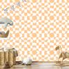 Wallpaper Casual Checkerboard Cream and White, Cream Background 50x1000