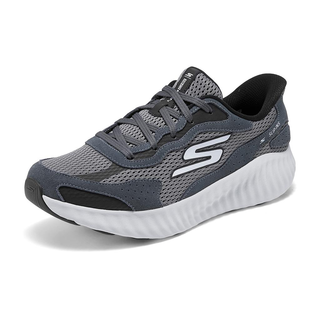 Skechers Go Comfortable Versatile Shock Absorbing Breathable Low Top Running Shoes Men Sneaker Blue Gray 220394-CCBK