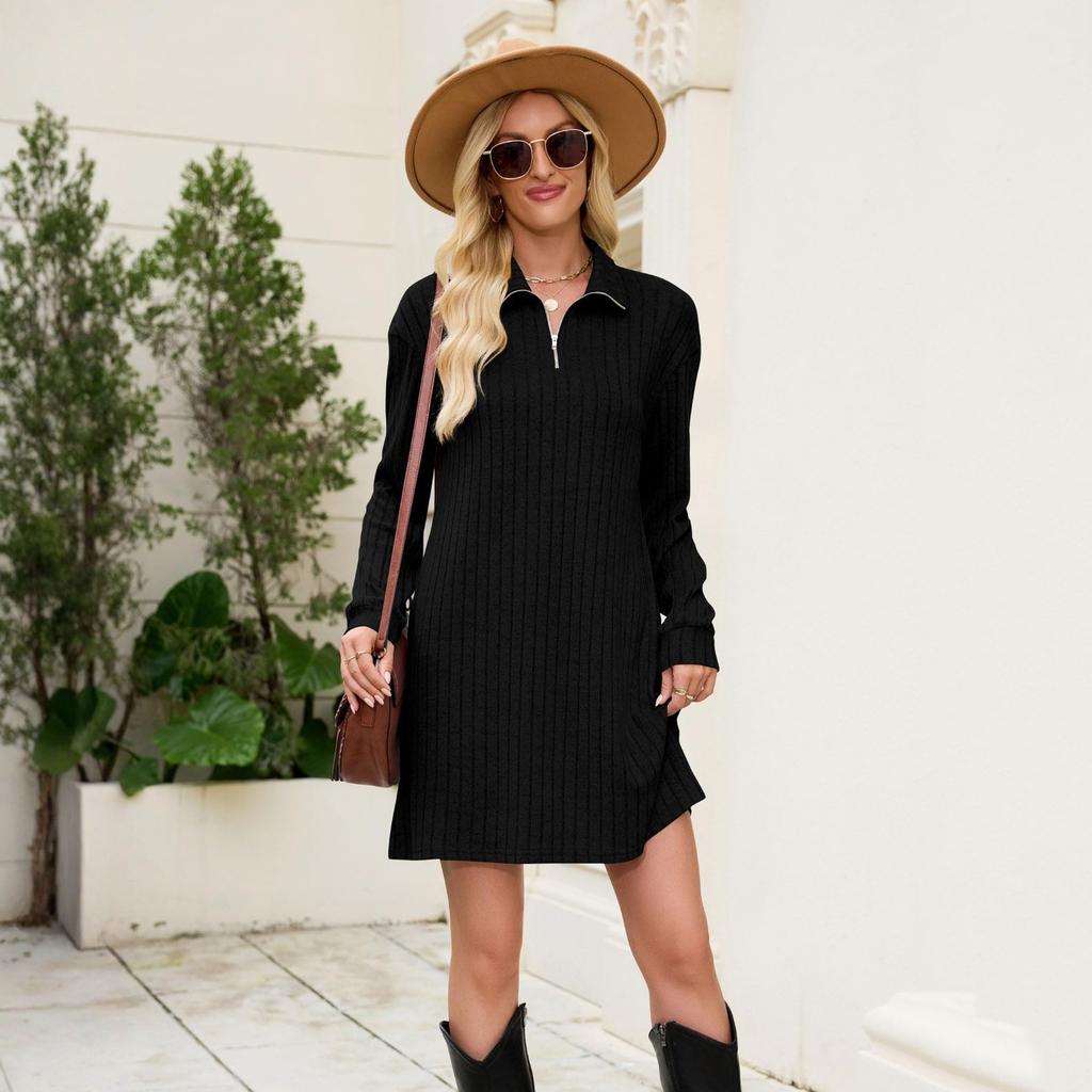 Women's Fashionable Casual Long-sleeved Dress