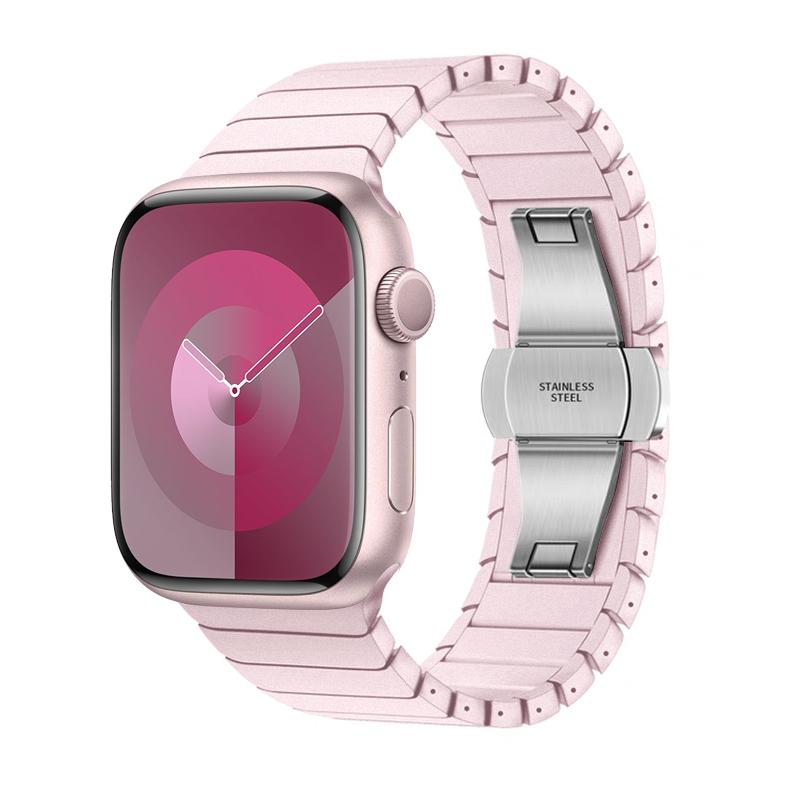Luxury Link Watch Band for Iwatch Series 8 Ultra 7 SE 6 5 4 3 Stainless Steel Strap for Apple Watch Band Ultra Smartwatch Strap