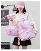 KPOP Dämonenjägerin Girlgroup Rucksack, Brotdose & Federmäppchen Set - Anime Schultasche & Bento Box Kombi