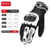 Motorcycle Gloves Leather Men Gloves Touch Screen Carbon Fiber Protect Luvas de Motocicleta de Couro Guantes Cuero Gants Cuir