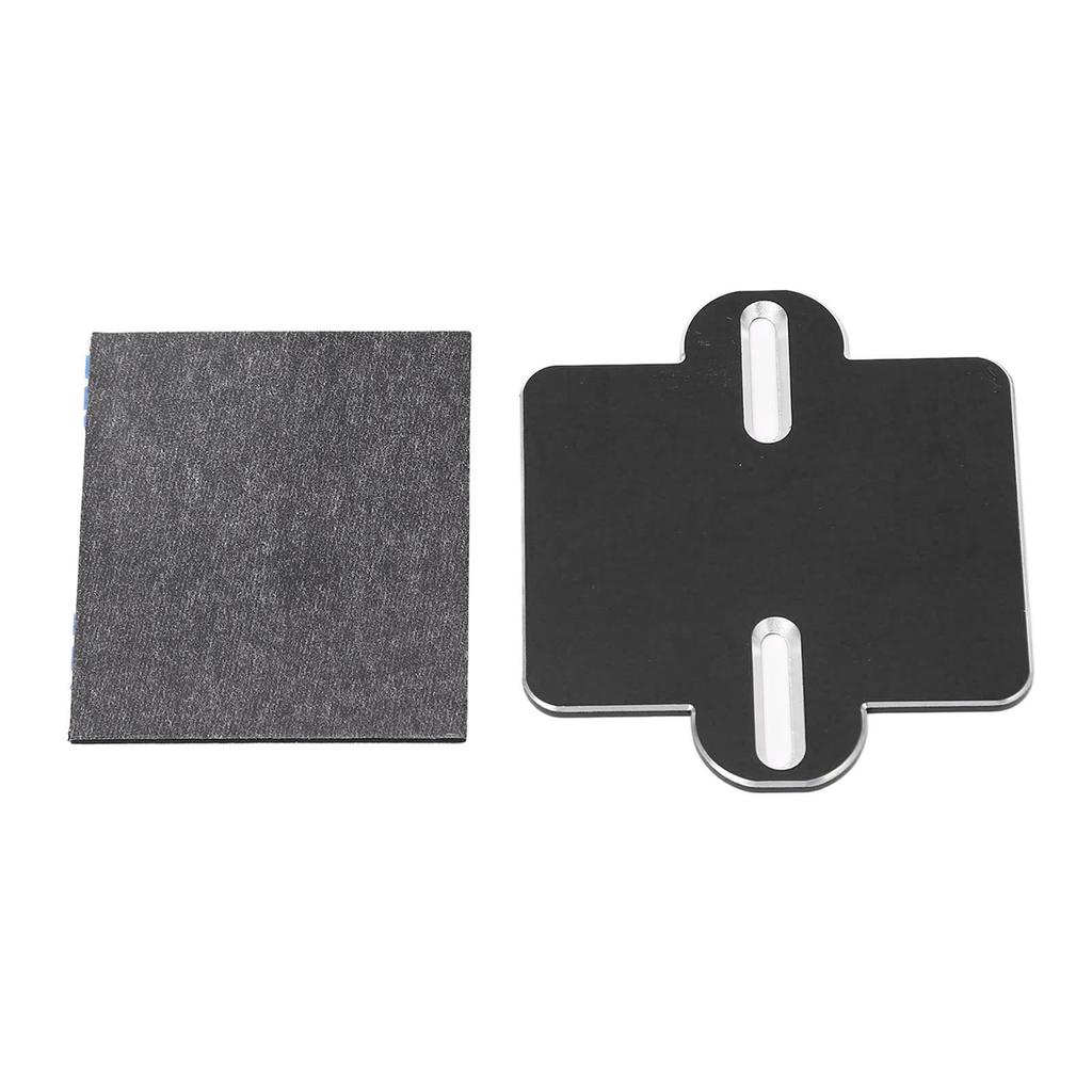 ESC Mounting Plate Aluminum Shock Absorbing ESC Fixing Plate for Traxxas for ARRMA 18 RC Car Black