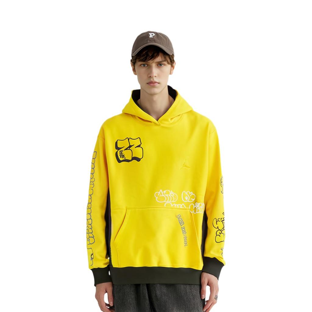 Jordan X QUANMINGXINGZHIJIAGEYISHUJIA Air Jordan X Sweatshirt Men's Yellow CW1129-728