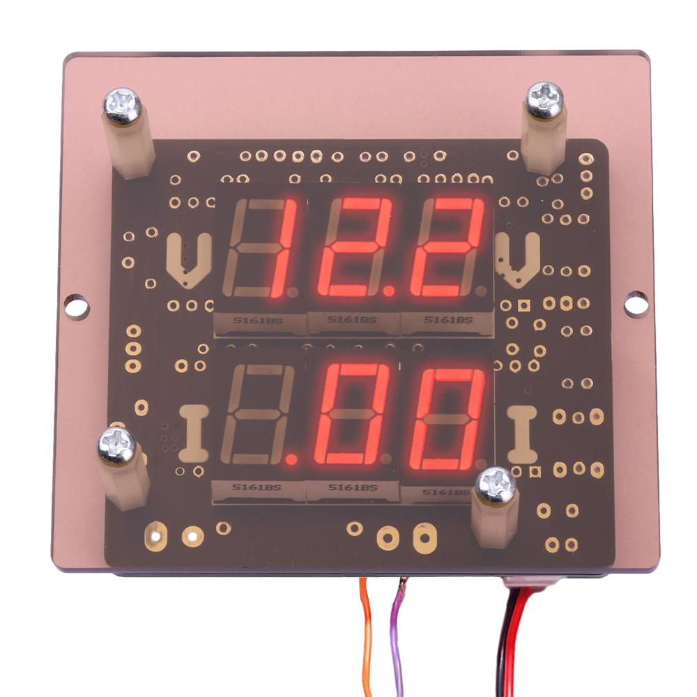 ICL7107 Voltmeter Ammeter DIY Kit Parts DC 0-200V 2A Digital Voltage Current Module Welding Exercise Training Production Parts