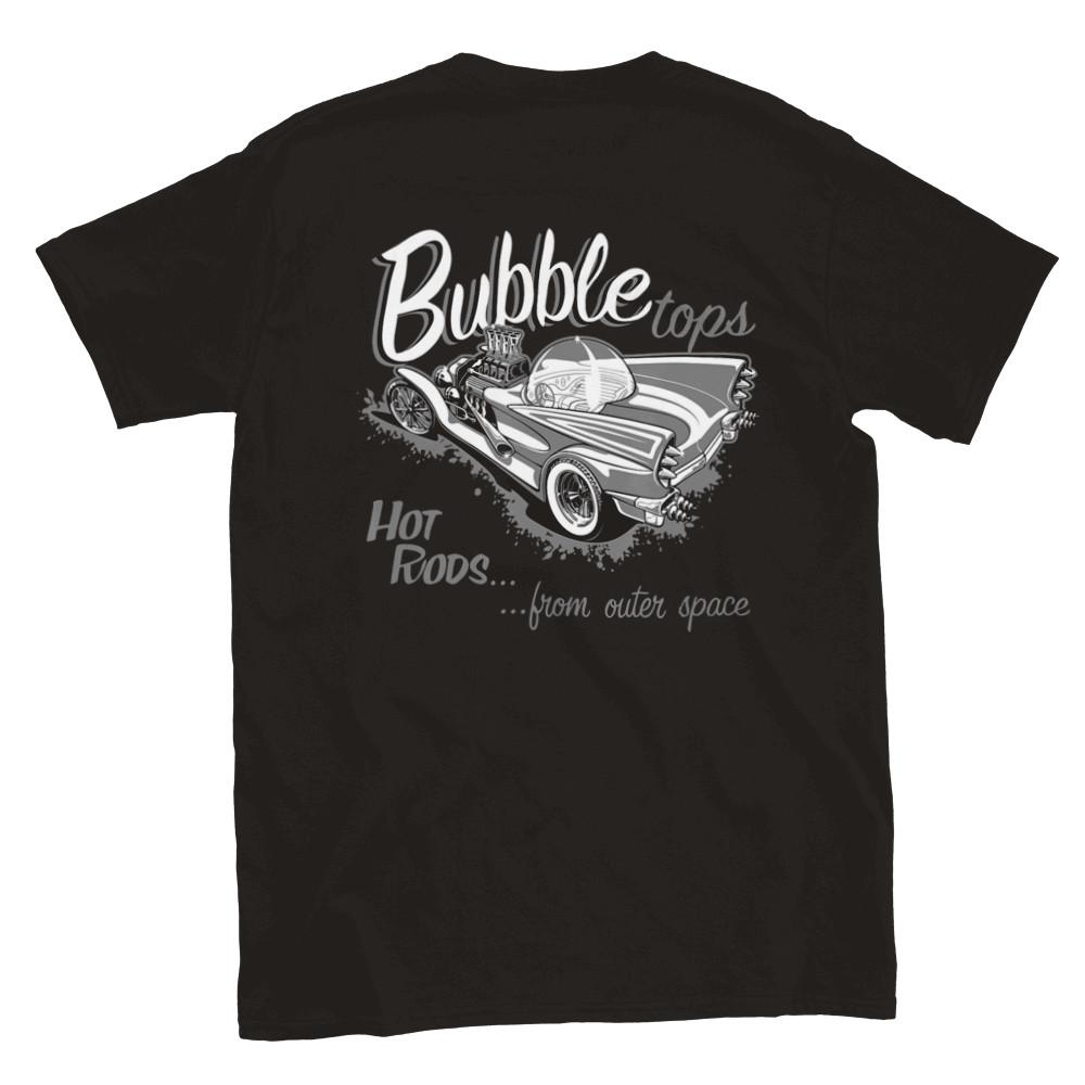Bubble Tops Hot Rods from Outer Space T-shirt Unisex T-Shirt S