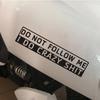 Car Decoration Windshield Sticker Decal  Do Not Follow Me Sticker Car Auto Accessories Decal Reflective Car Styling Accessories
