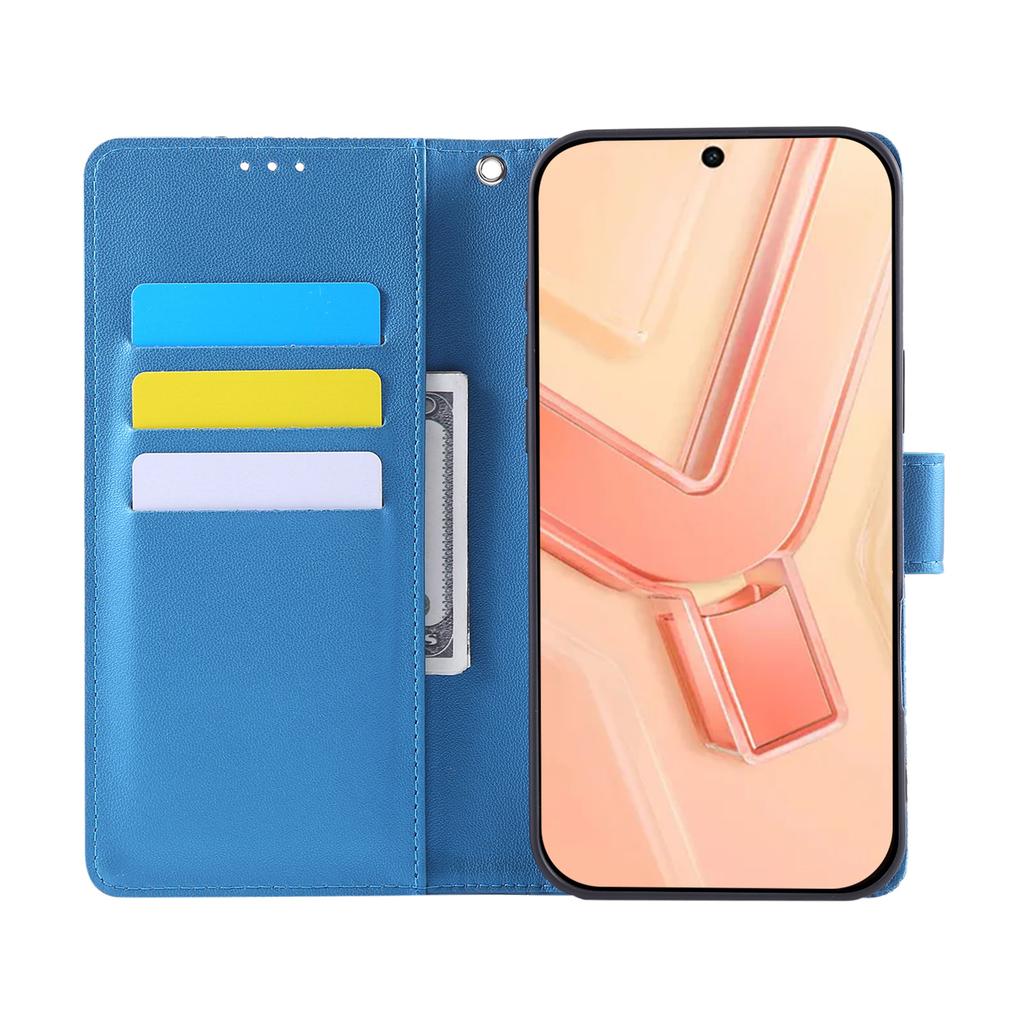 For Xiaomi Redmi 12 4G/5G (Global)/Note 12R 5G Deksel Roseblomst PU Lær Lommebok Telefondeksel med 3 Kortspor