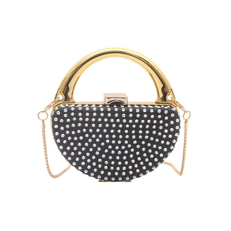 Mini Hollow out Crossbody Decorative Wallet Lock Buckle Hard Acrylic Daily Match Small Bag New 2026 Trendy Small Purse