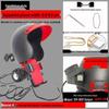 Electric Scooter Rain Protection Helmet with Phone Holder and Navigation for Delivery Riders