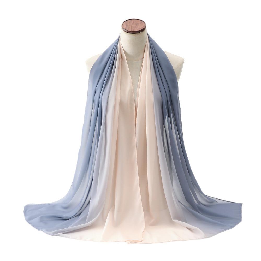 Long Headscarf Chiffon Wraps Shawl Elegant Ethnic Style Scarf  Daily