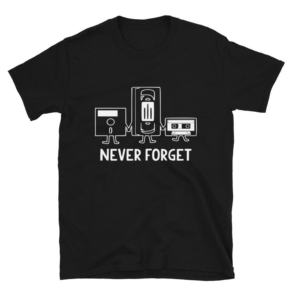 Never Forget Immature College Pun T-Shirt S