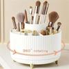 360° drehbarer Make-up-Organizer – 1-teilige Kosmetikaufbewahrung aus Kunststoff mit 5 Fächern – multifunktionaler Halter für Pinsel