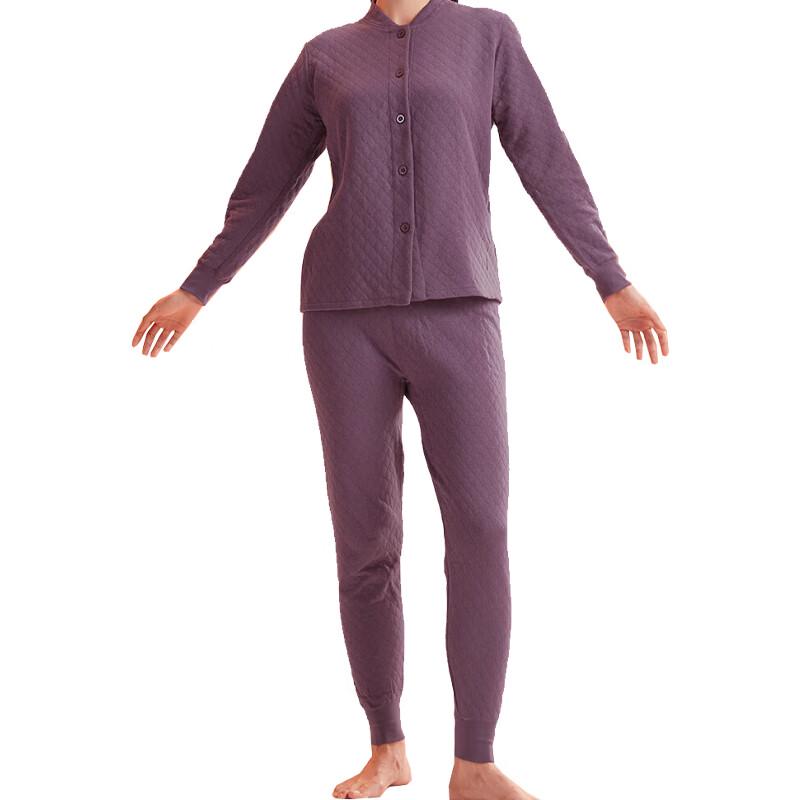 

Женский антибактериальный термокомплект Hengyuanxiang из хлопка с воздушной прослойкой L (170)