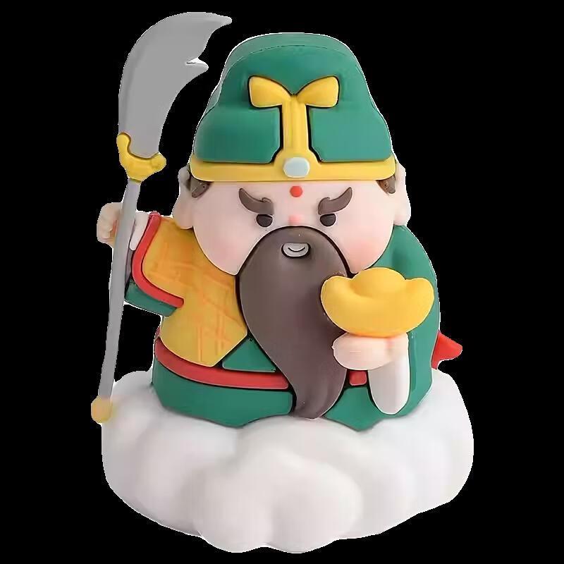 Miling Cute God of Wealth Figurine Set