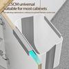 Wall-Mounted Foldable Kitchen Trash Bin with Cabinet Hook