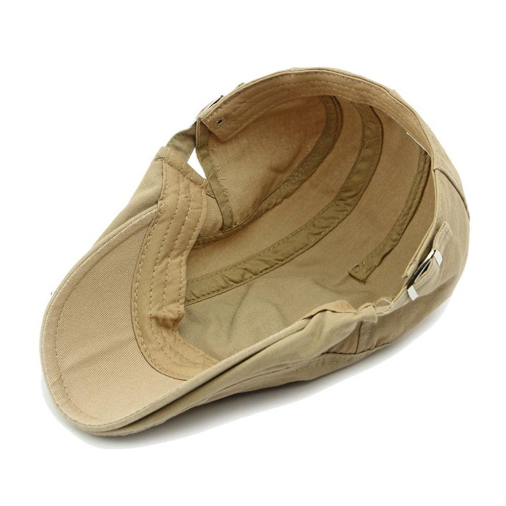 Fashion Spring Summer Beret Hat Cotton Casual Painter Hat Soft Adjustable Leisure Visor Cap Men Women