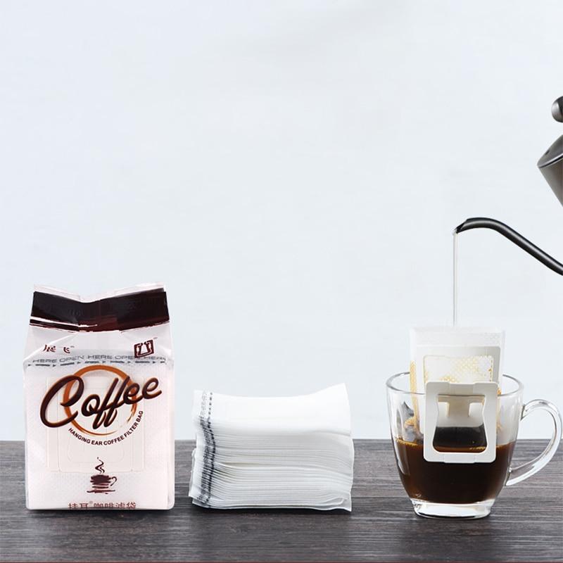 50 Filtri Da Caffè Portatili A Sacchetto – Monouso, Biodegradabili, Con Gancio, Ideali Per Viaggi, Campeggio E Ufficio