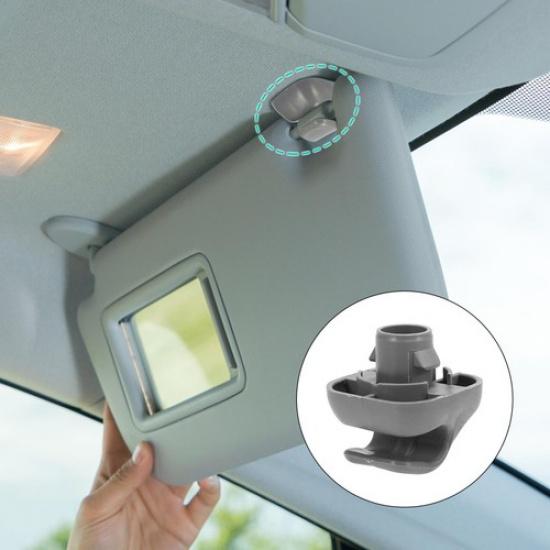 2pcs Gray Car Sun Visor Hook Clip Retainer 88217S04003ZA for Honda Civic 96-08