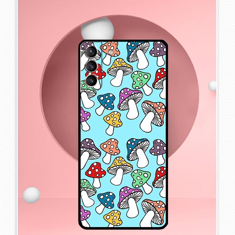 Psychedelic Mushrooms Florals Case For Samsung Galaxy S25 Ultra S25 FE S20 S21 S22 S23 Plus S9 S10 S24 Ultra Cover Funda