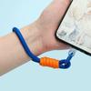 Creative Hand Woven Keychain For Mobile Phone Lanyard Anti Lost Knot Rope Strap Key Ring Men Women Car Key Holder Key Accessory
