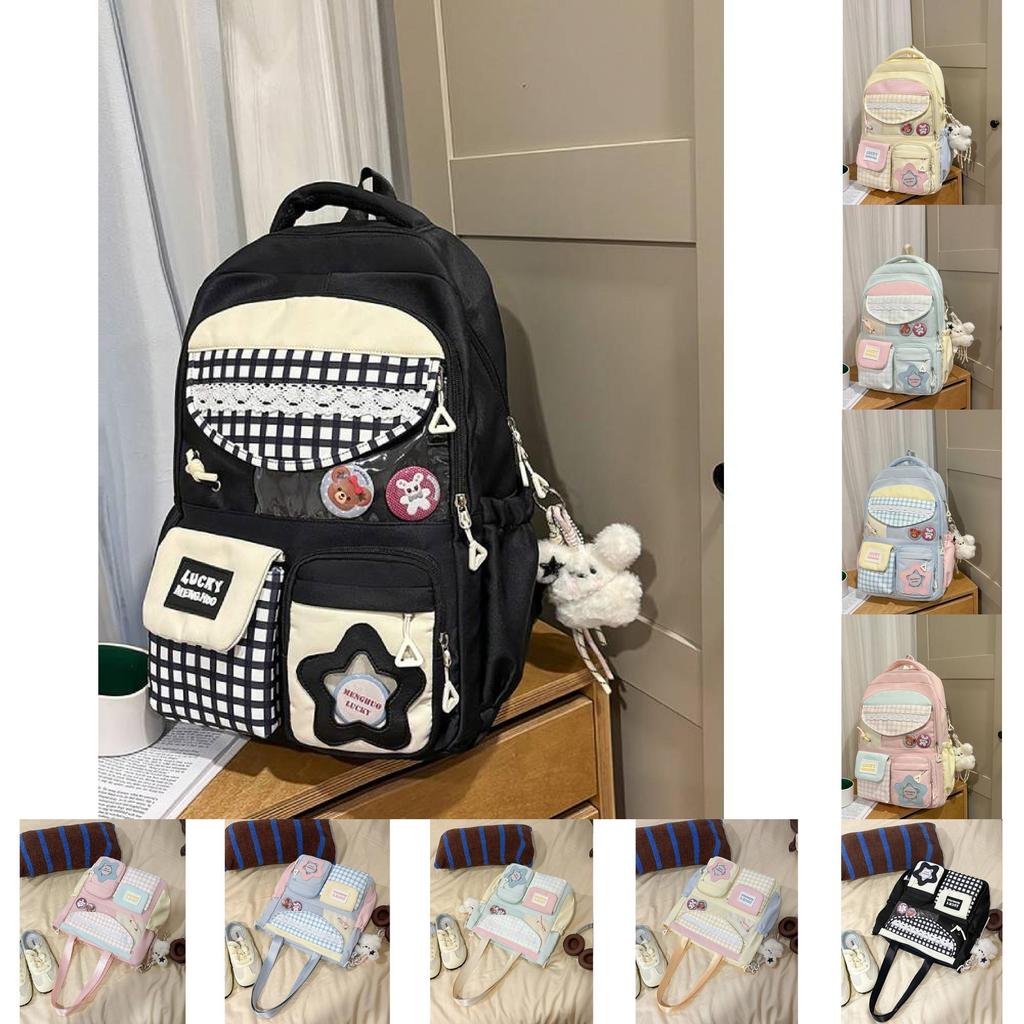 Fashion Backpack With Material And Arch Shaped Shoulder Straps