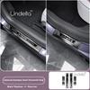 Car Stainless Steel Door Sill Scuff Plate, Carbon Fiber Threshold Protective Sticker Accessories For XPENG L03 2026 2027