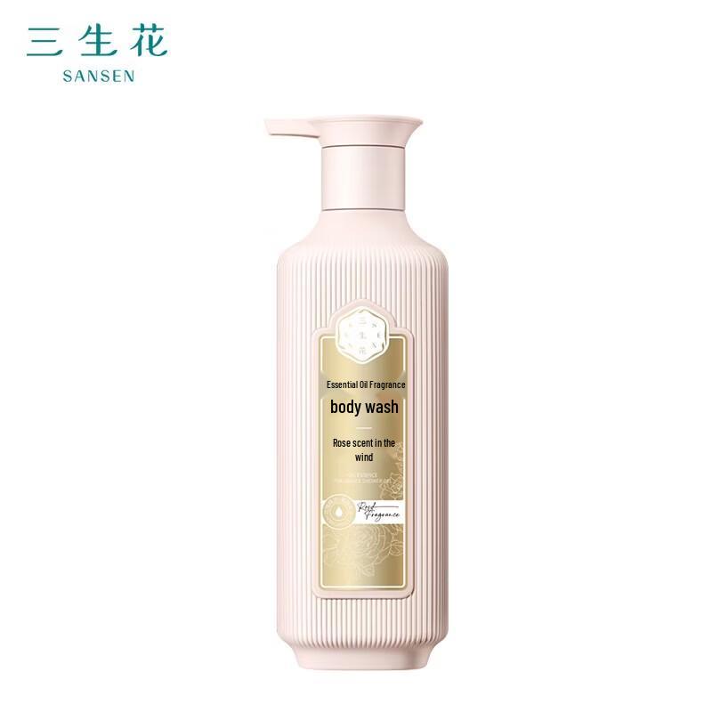 PECHOIN Sansheng Flower Essential Oil Fragrance Rose Shower Gel Gift Set