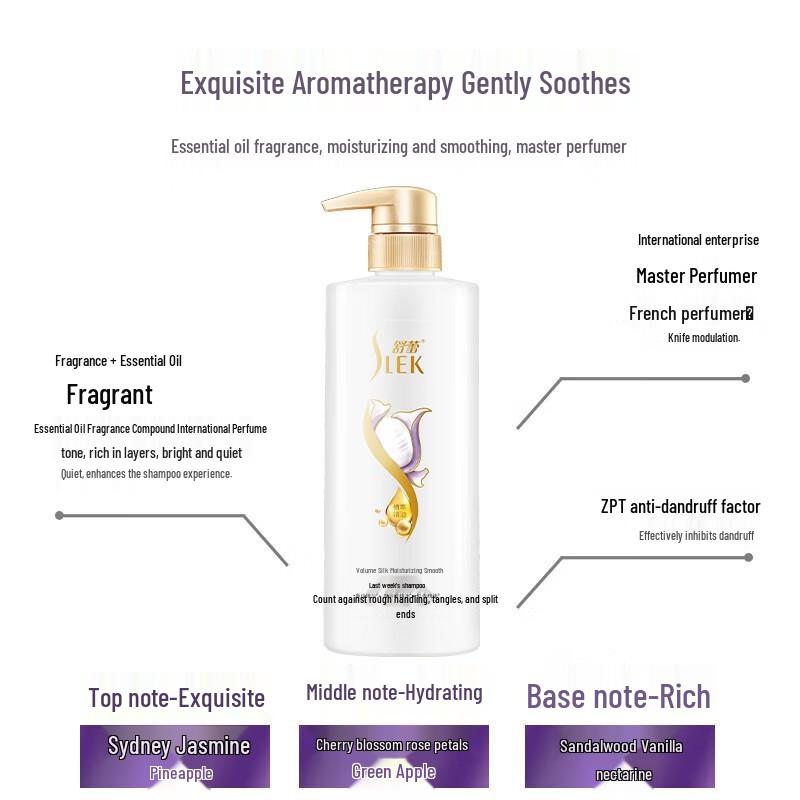 Slek Silk Moisturizing Anti-Dandruff & Volumizing Shampoo