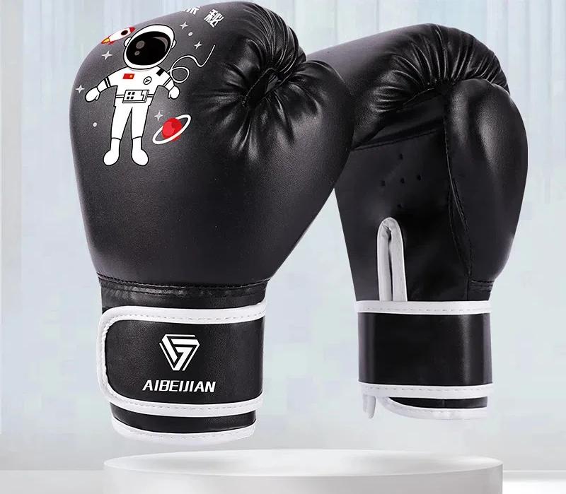 

Flame Boxing Training Gloves Boxing Protective Equipment Boxing Free Fighting Recommended for Beginners Children Boxing Gloves чорний