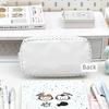 New Large Capacity Cat Pattern Pencil Case Polka Dot Multi-Layer Stationery Organizer Cartoon Zipper Pen Bag Daily